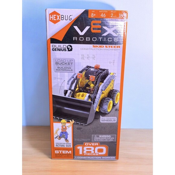 Hex Bug Vex Robotics SKID STEER Construction Machinery 180+ Pcs Stem Starter NEW - Picture 1 of 9